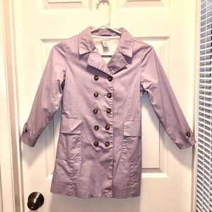 Gymboree Lavender Trench Coat